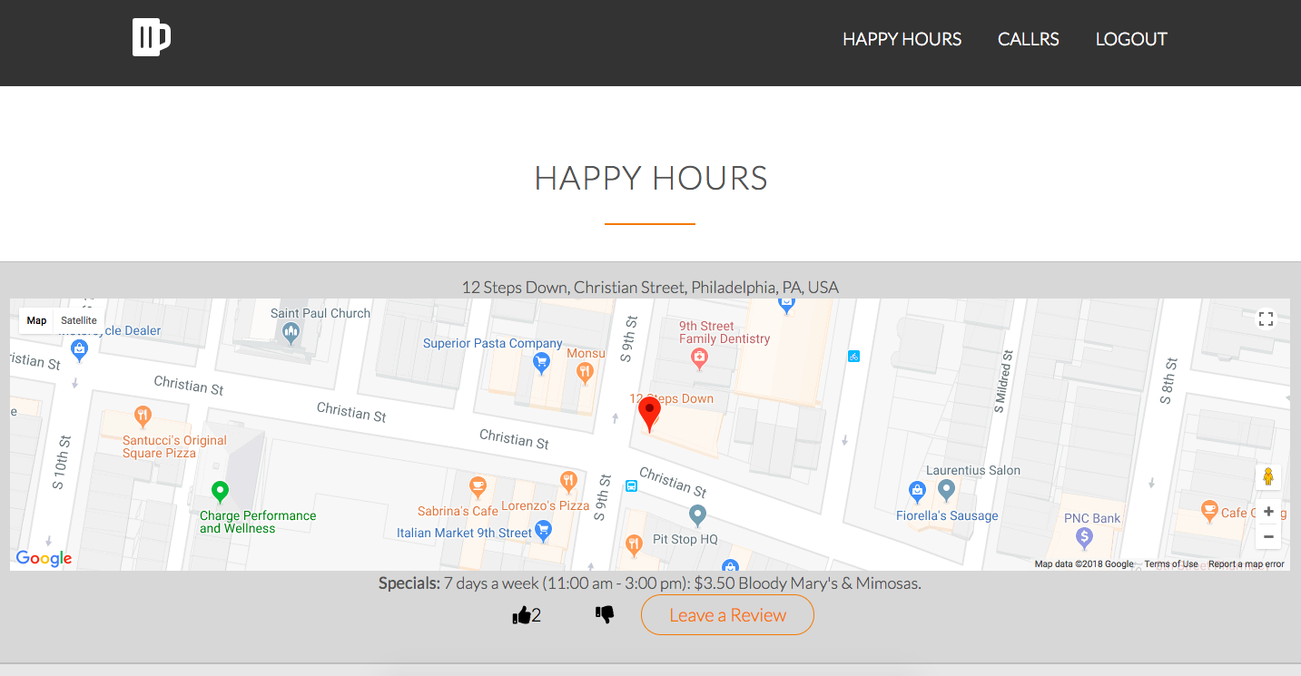 An image of the FrstCall Website